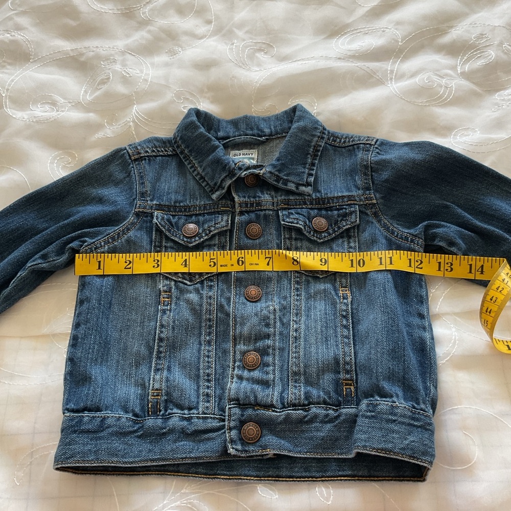 Old Navy Toddler Blue Size 18/24 Month Jean Style Jacket - Picture 4 of 13